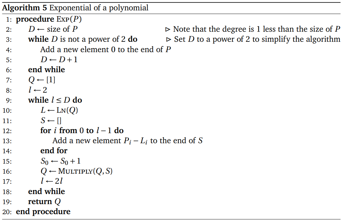 Algorithm 5